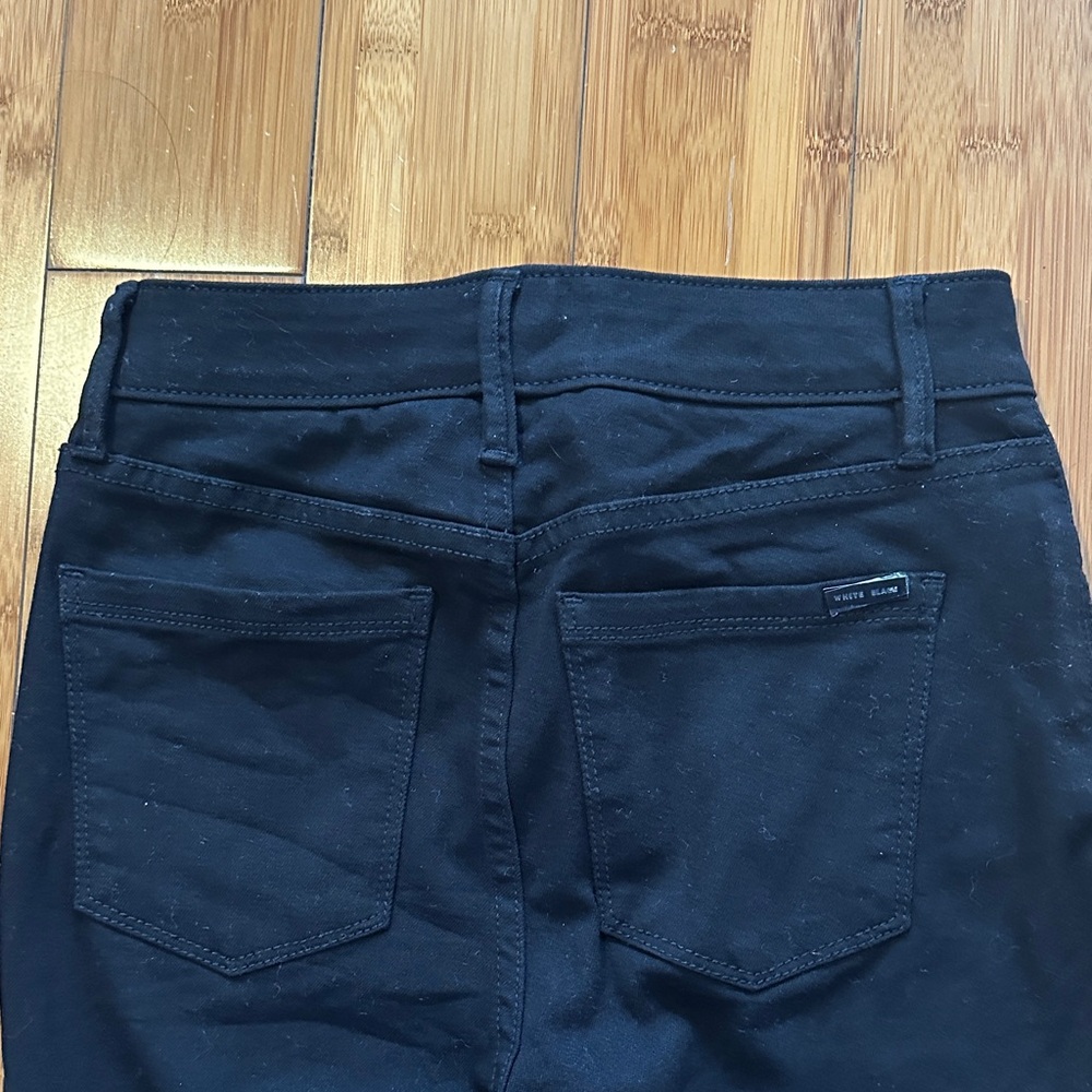 WHBM High-Rise Straight Crop Black Jeans Size 2 P – Must-Have! - Picture 8 of 9